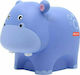 Fisher Price Night Light LED Hippopotamus Battery Blue