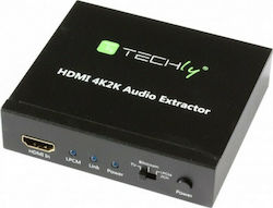 Techly Idata HDMI-EA4K HDMI Splitter IDATA HDMI-EA4K