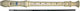 Dadi Soprano Plastic Recorder Dadi DR28 Baroque White