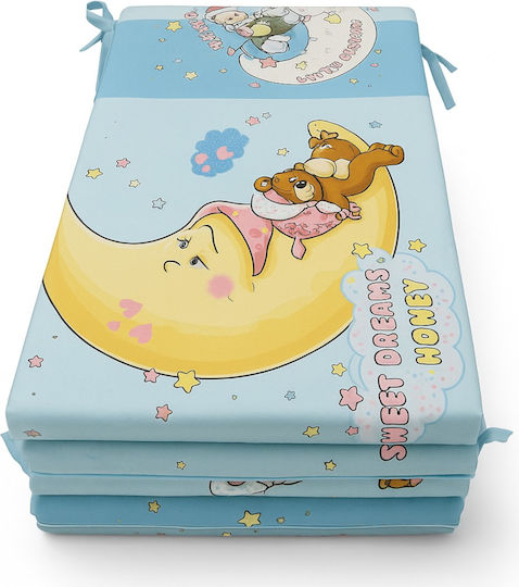 Beboulino Honey Bettumrandungen Klassisch Innerhalb Blau 70x140cm