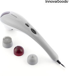 InnovaGoods Electric Handheld Massager Halaxer Massage Device for the Body with Infrared Heat and Vibration Gray V0103350