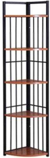 Γωνιακή Βιβλιοθήκη Industrial Design Καφέ 34x34x150εκ. 4592 Γωνιακή Βιβλιοθήκη Industrial Design Καφέ 34x34x150εκ. 4592
