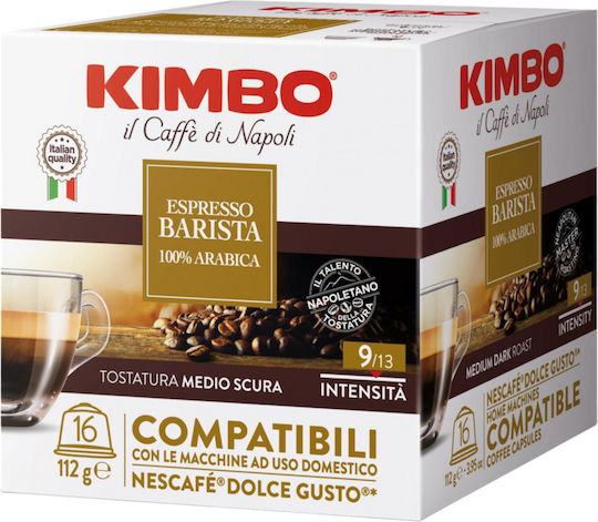 Kimbo Капсули Еспресо Armonia Съвместими с машина Dolce Gusto 16капси