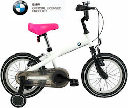 Licensed BMW 14" Детски Велосипед BMX Бял