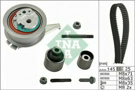 INA Set of Car Engine Belt for Seat Leon Skoda Octavia Volkswagen Golf Audi A3 / A4 / A5 / A6 / Q5 530065010
