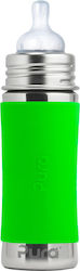 Pura Flasche Kiki mit Silikonsauger für 3+ Monate Green 325ml