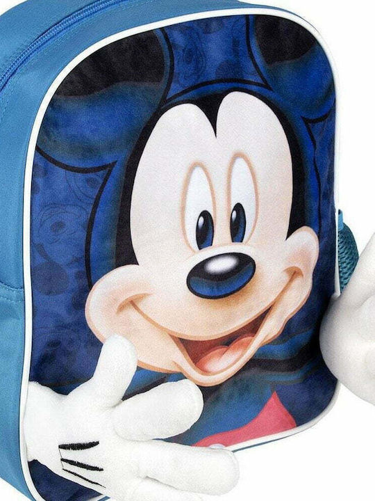 Mickey Mouse Clubhouse Mickey Mouse School Bag Backpack Kindergarten in Blue color