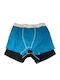 Minerva Boxer Black/petrol Παιδικό Σετ με Μποξεράκια Μπλε 2τμχ