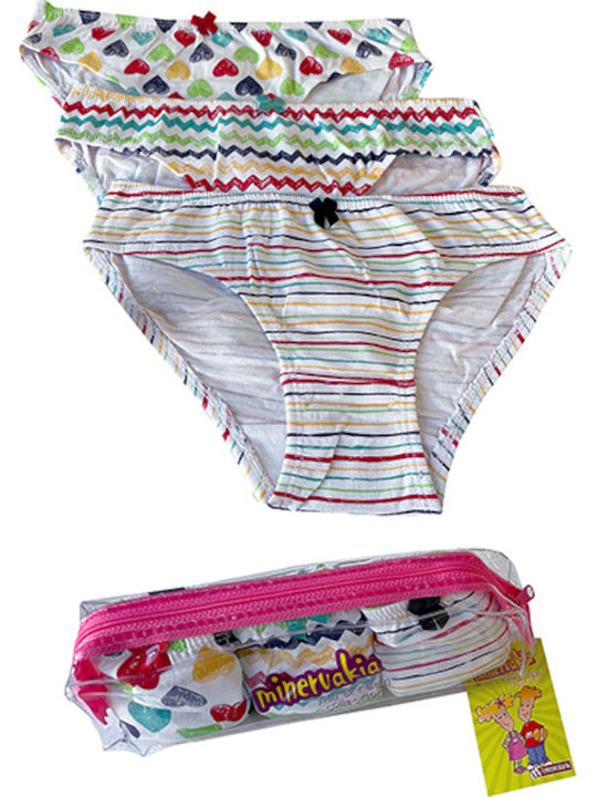 Minerva Happy Colours Kids' Set with Briefs Multicolored 3pcs