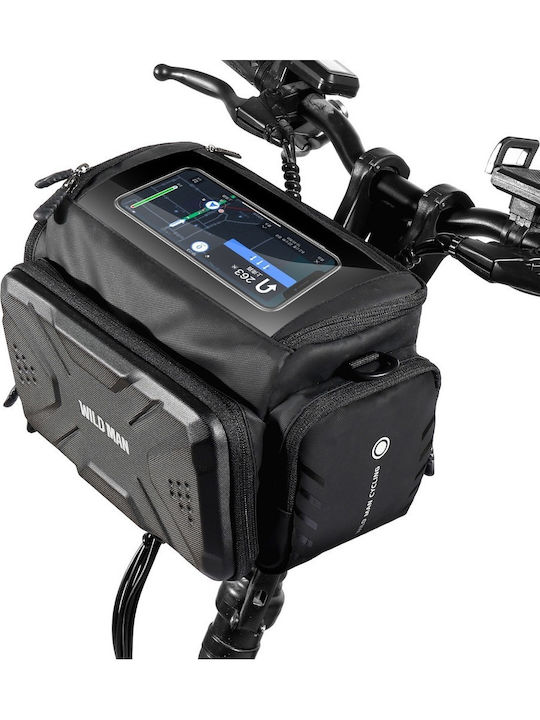 Wildman GS6 4L Geantă pentru ghidon bicicletă Negru