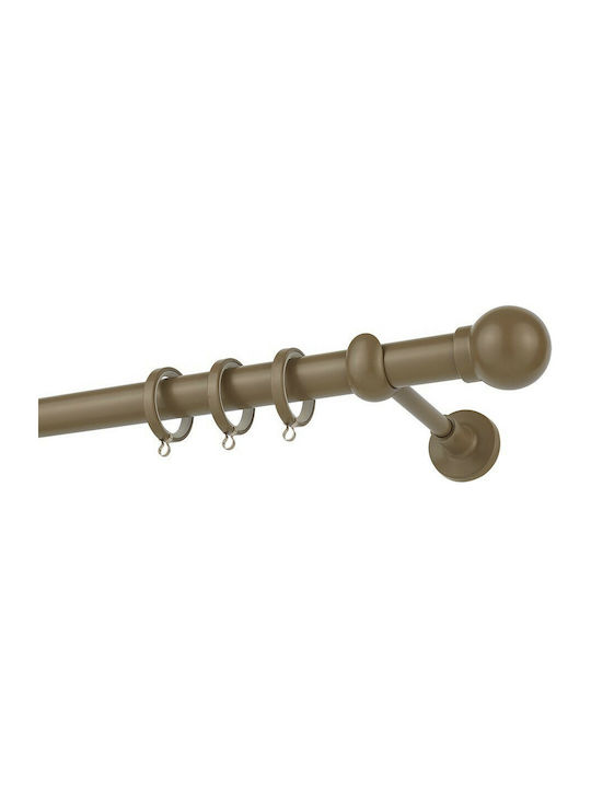 Zogometal Metallisch Vorhangstange Einfach Φ25m...