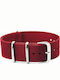 Curea Din Țesătură Nato Burgundy 18mm
