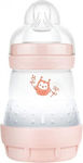 Mam Plastic Bottle Easy Start Anti-Colic Forest Anti-Colic with Silicone Nipple for 0+, 0+ m, months Pink Owl 160ml 1pcs