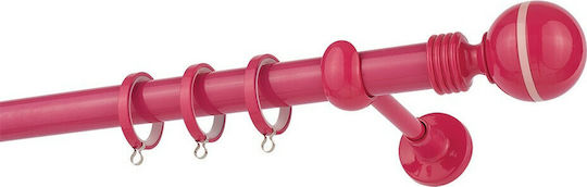Zogometal Metallisch Vorhangstange Color Pop Collection Einfach Φ25mm 300cm Fuchsia / Pink