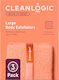 Cleanlogic Cleanlogic Large Body Exfoliators Set Schwamm 1Stück