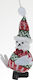 Hanging Snowman Ornament 15cm Set 2pcs