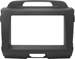Phonocar DIN Fascia Panels 2 Din Anthracite for Kia Sportage 2011+