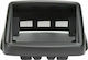 Phonocar DIN Fascia Panels 2 Din Black for Fiat Doblo 2002-2010