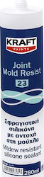 Kraft Joint Mold Resist Sealant Silicone Mold Resistant White 280ml