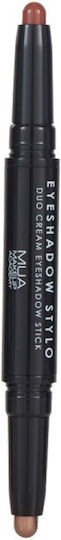 MUA Double Cream Doppellidschatten in Stickform Bronze 8gr