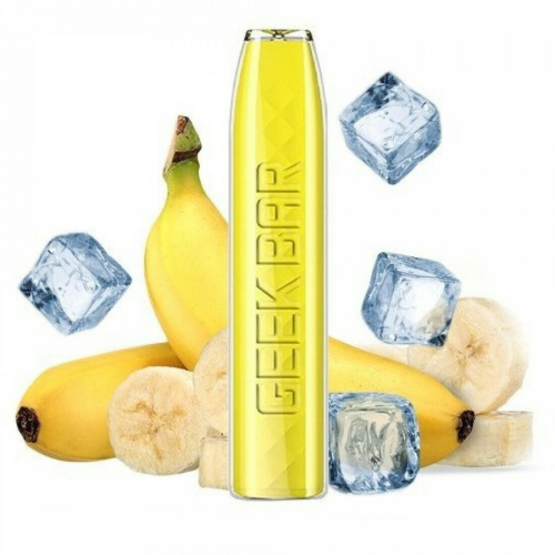 Geek Vape Geek Bar Banana Ice Disposable Pen Kit 2ml με Ενσωματωμένη