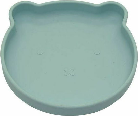 Bo Jungle Παιδικό Πιάτο Φαγητού από Σιλικόνη Bear Blue