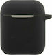 Mini Cooper MIACA2SLTBK Θήκη Σιλικόνης σε Μαύρο χρώμα για Apple AirPods 1 / AirPods 2