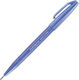 Pentel Brush Sign Pen Marker de desen 1mm Blue ...