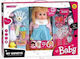 Zita Toys Σετ με Μωρό Κούκλα για 3+ Ετών 35.56 εκ.