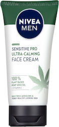 Nivea Sensitive Pro Moisturizing 24h Day/Night Cream for Men Suitable for Sensitive Skin with Cannabis Ultra Calming 75ml