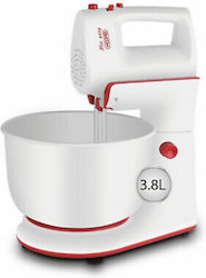 Hoomei Mixer cu Vas din Inox 3.8lt Alb 300W