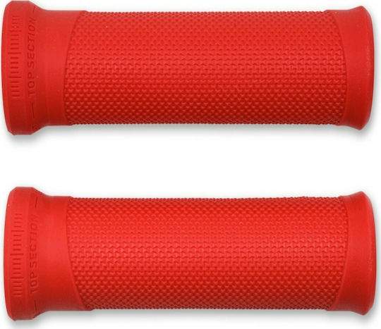 CUBE React 13133 Anatomic Bicycle Handlebar Grips in Red Color
