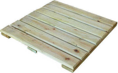 Showood Terrassendiele für Gartenboden aus Holz 50x50cm 1Stück