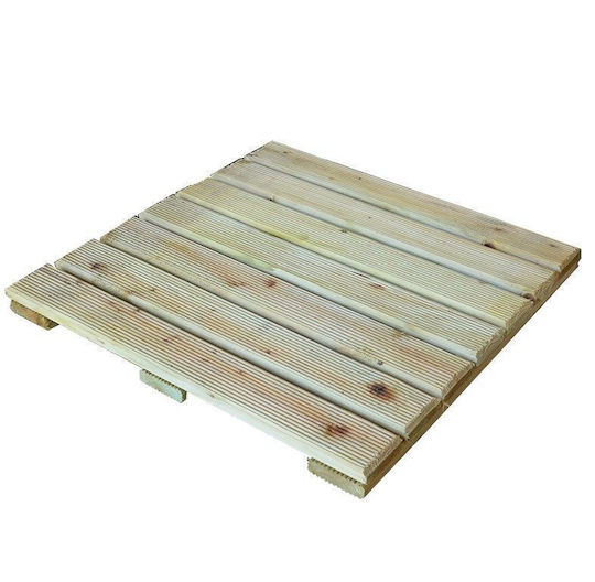 Showood Wood Garden Decking Board 50x50cm