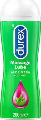 Durex Massage Lube Aloe Vera Soothing Κολπικό Λιπαντικό Gel 200ml
