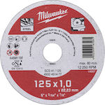 Milwaukee Δίσκος Κοπής Schneidscheibe 125mm 1Stück