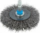 Wolfcraft 2710000 Wire Brush for Drill 50mm with Hexagon Axis
