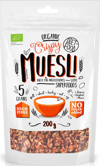 Diet-Food Organic Muesli Superfoods 200gr