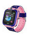 Kids Smartwatch with GPS and Rubber/Plastic Strap Pink