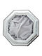 Prince Silvero Geschmiedet Hochzeitskronen-Etui Polygonal Silver/Brown 30x30εκ.