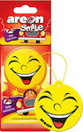 Areon Car Air Freshener Tab Pendand Smile Dry No Smoking