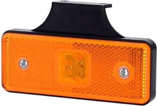 M-Tech Lkw-Volumenlichter 1Stück 13x4,4cm 12 / 24V - Orange WMLHOR161
