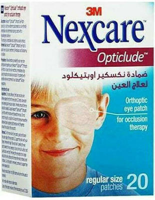 Nexcare Nexcare Opticlude Οφθαλμικά Επιθέματα Regular Size σε Μπεζ χρώμα 20τμχ
