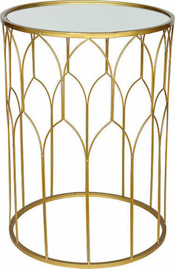 Side Table L38xW38xH52cm. Gold Side Table L38xW38xH52cm. Gold