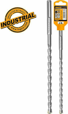 Ingco Four-Cut Drill Carbide with SDS Plus Shank for Masonry και Wood 6x200mm