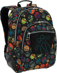 Totto Lightning Faces School Bag Backpack Elementary, Elementary Multicolored