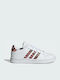 Adidas Παιδικά Sneakers Grand Court Cloud White / Core Black / Acid Red