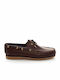 Sea & City Las Wegas C4 Δερμάτινα Ανδρικά Boat Shoes Brandy