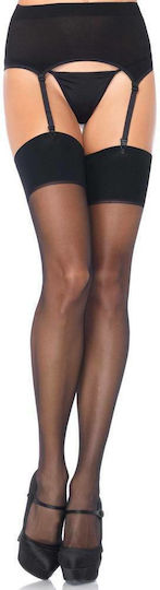 Leg Avenue 1925 Σετ Ζαρτιέρες Garter Belt & Stocking Set Black
