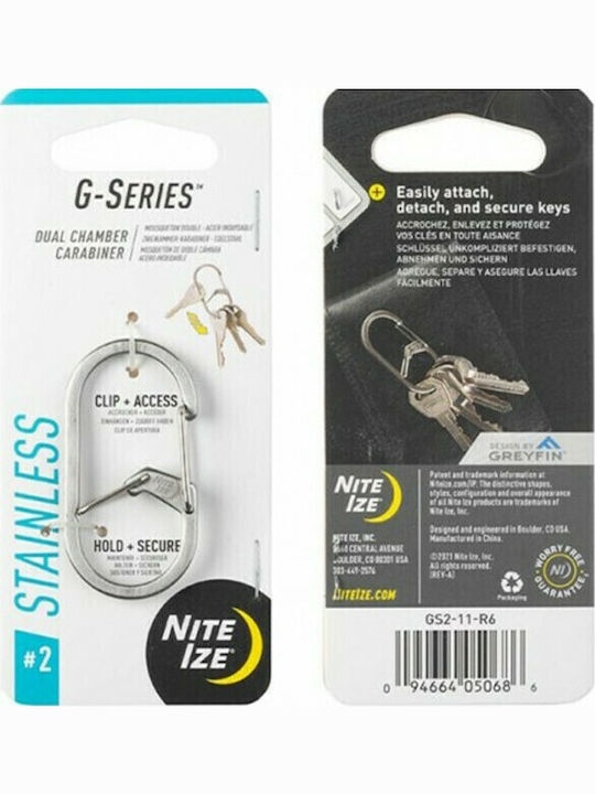 Niteize Key Holder made of Metal Silver